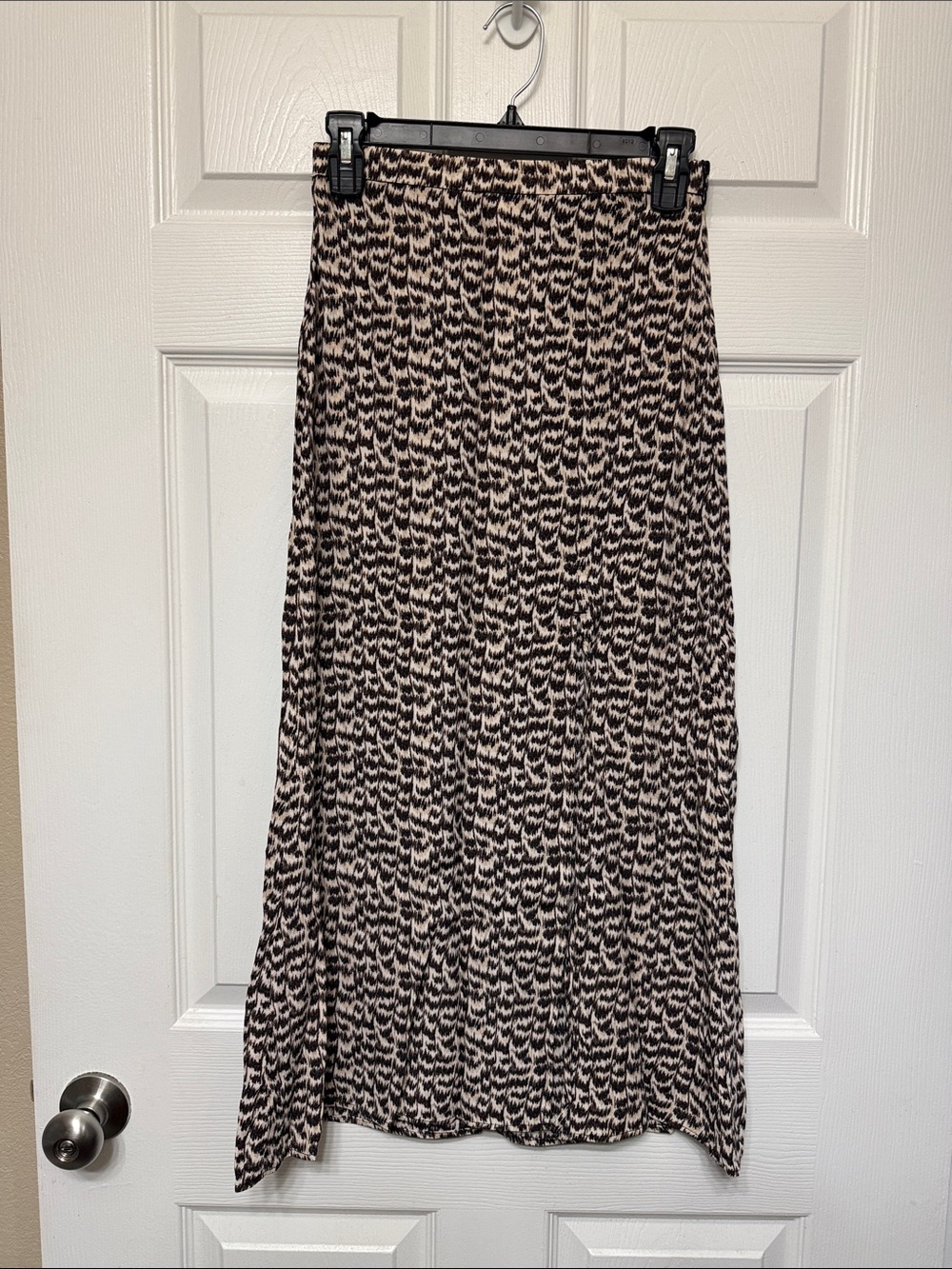 H&M A-symmetrical Patterned Midi Skirt